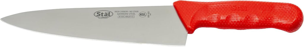 8" Red Chef's Commercial-Grade Knife