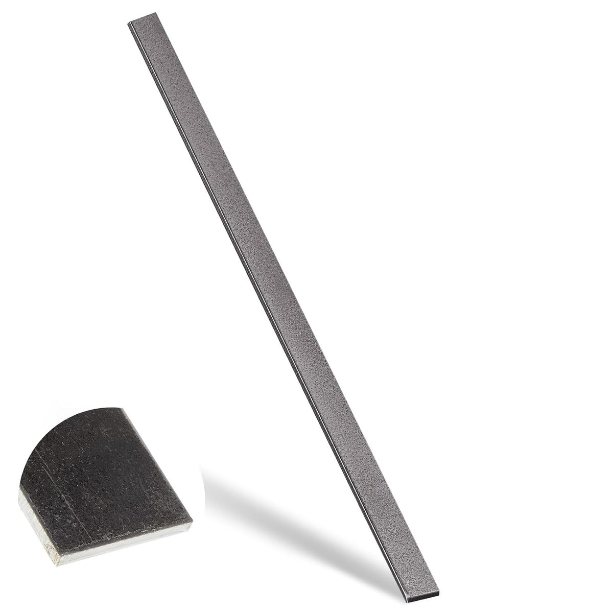 1 Pcs 2 x 1/4 x 48 Inch Steel Flat Bar Metal Stock Hot Rolled Steel Plate Solid Plain Metal Flat Bar Stock