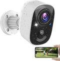 Security Cameras Wireless Outdoor Indoor, 2K Battery Powered WiFi Camera for Home Security, AI Motion Detection