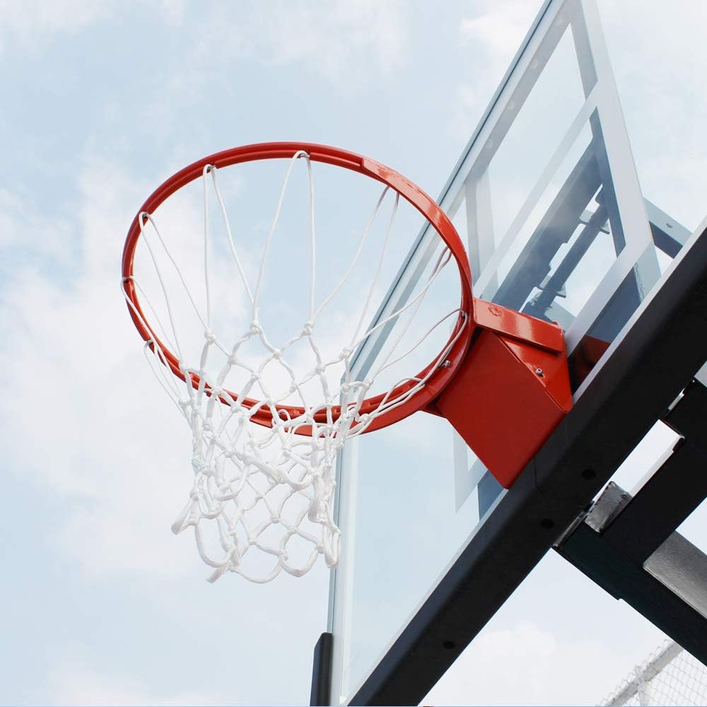 Basketball Rim Replacement | Heavy Duty Breakaway Basketball Hoop Rim for Indoor Outdoor Backboard, Solid Steel Flex