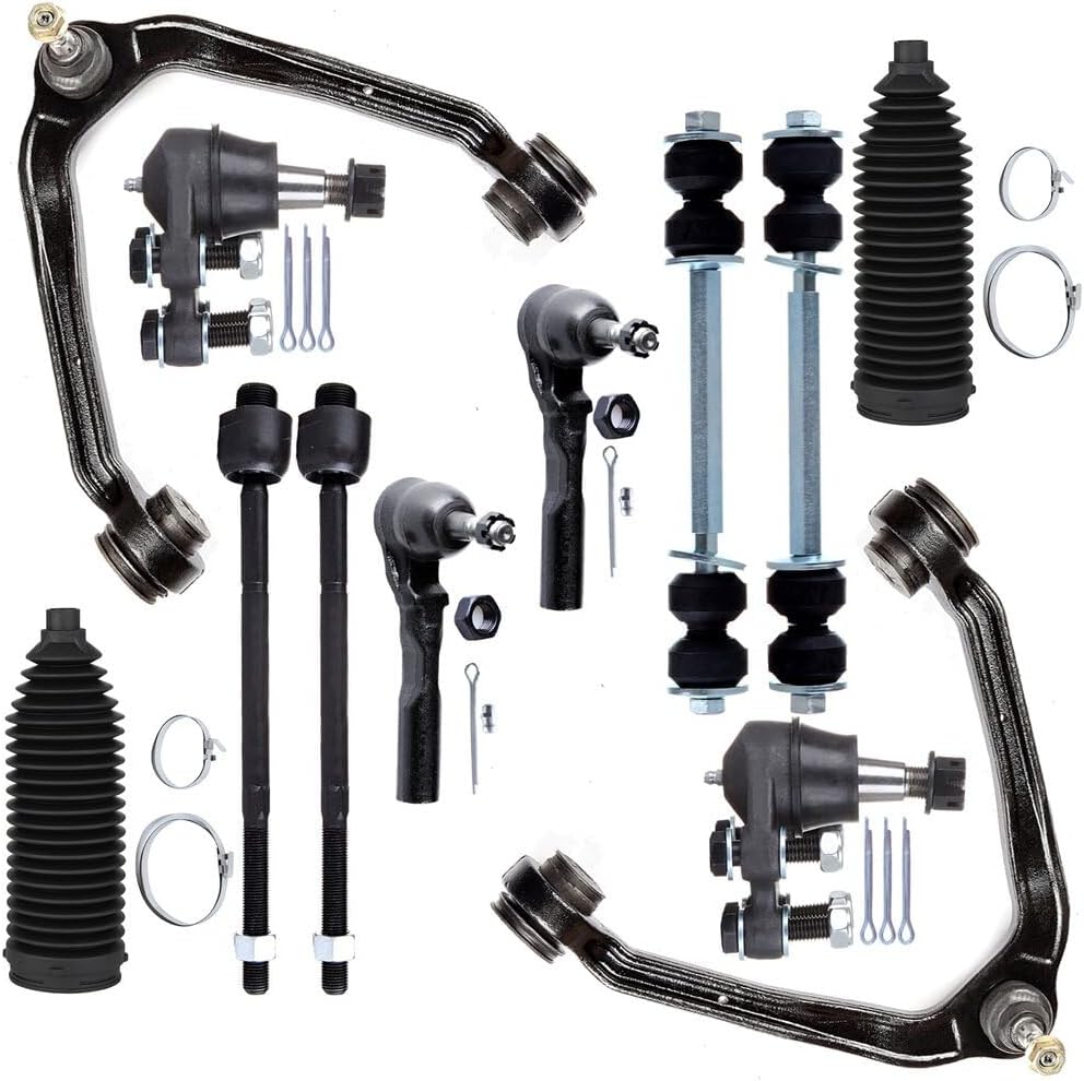 SCITOO 12pcs 2WD Front Upper Control Arm w/Ball Joint for Chevy & for GMC