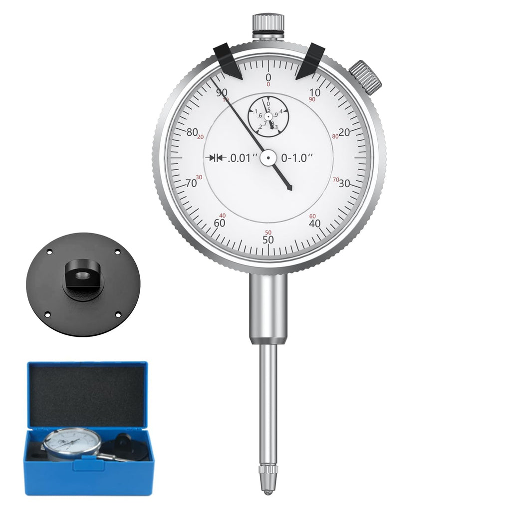 Precision Dial Indicator 0-1", Resolution: 0.001", with Case