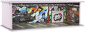 1/64 Scale Diorama Garage Display Case for Die-cast Model Cars | Acrylic Cover, Storage with 6-Space Scene Parking