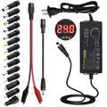 Wefomey 3V-24V 3A Universal Power Supply 72W Adjustable 2-Pin AC/DC Adapter