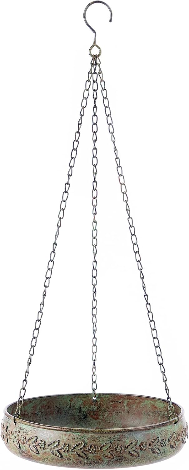 Hanging Bird Baths for Outdoors, Outdoor Bird Bath, Metal Bird Feeder