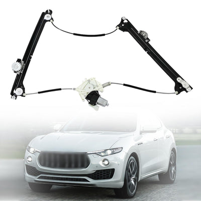 Promrmr 670032859 Front Driver Left Side Electric Power Window Regulator with Motor Compatible with Maserati Levante M161 2017-2024, Replace 670104204 670176157