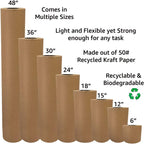 Kraft Paper Roll 765'x36 40lb Strength Brown Paper
