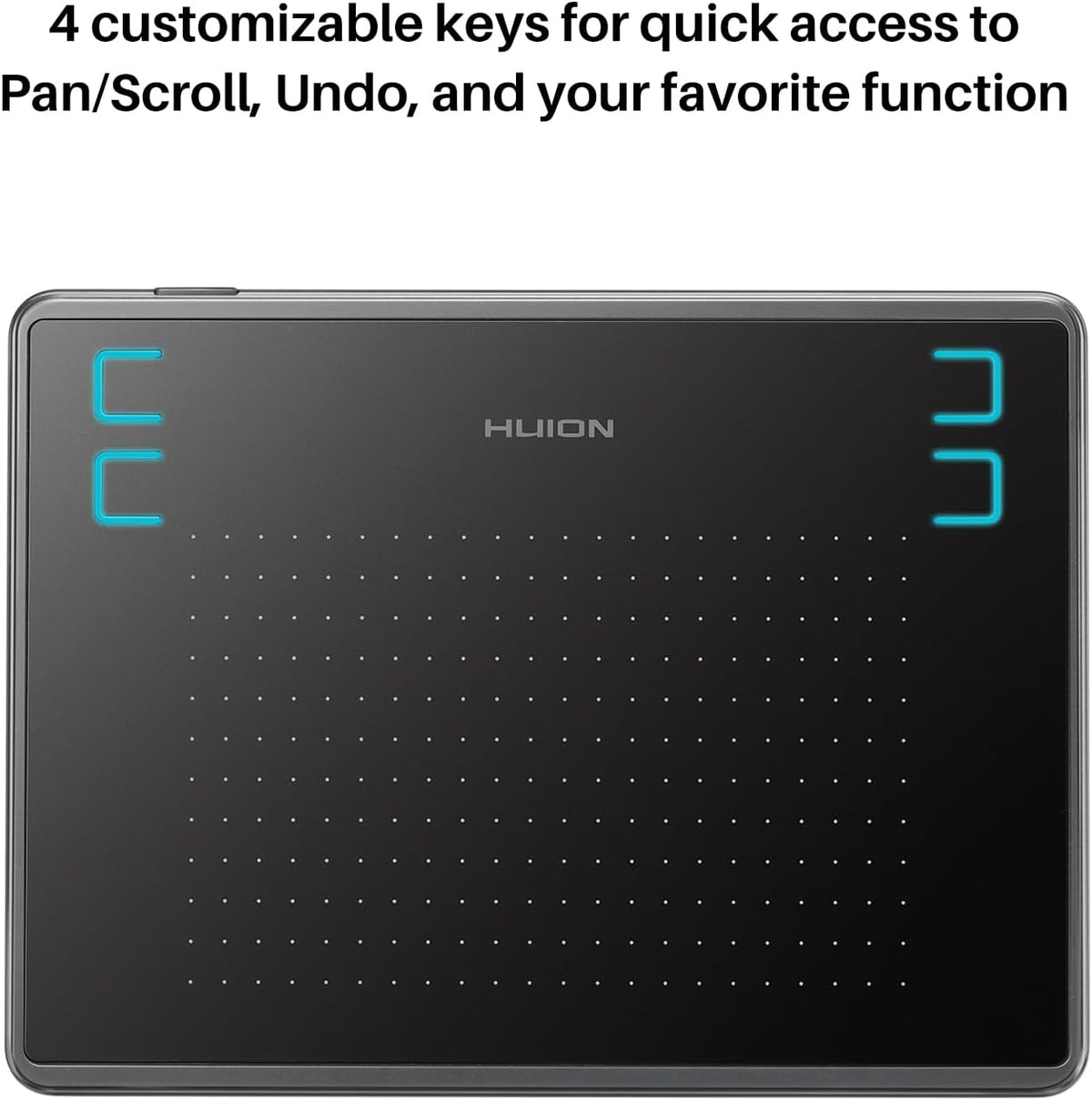 Drawing Tablet Inspiroy H430P Graphic Tablet with 4 Hot Keys for OSU