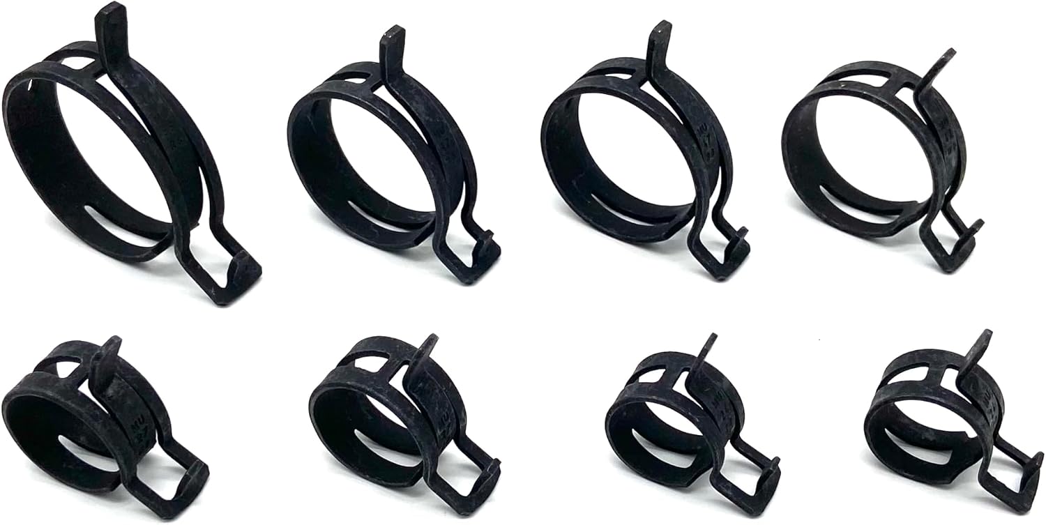 Region Offroad 4.0L 2.5L Radiator/Heater Hose Clamp Set | Compatible with Jeep Wrangler YJ TJ 1991-2006