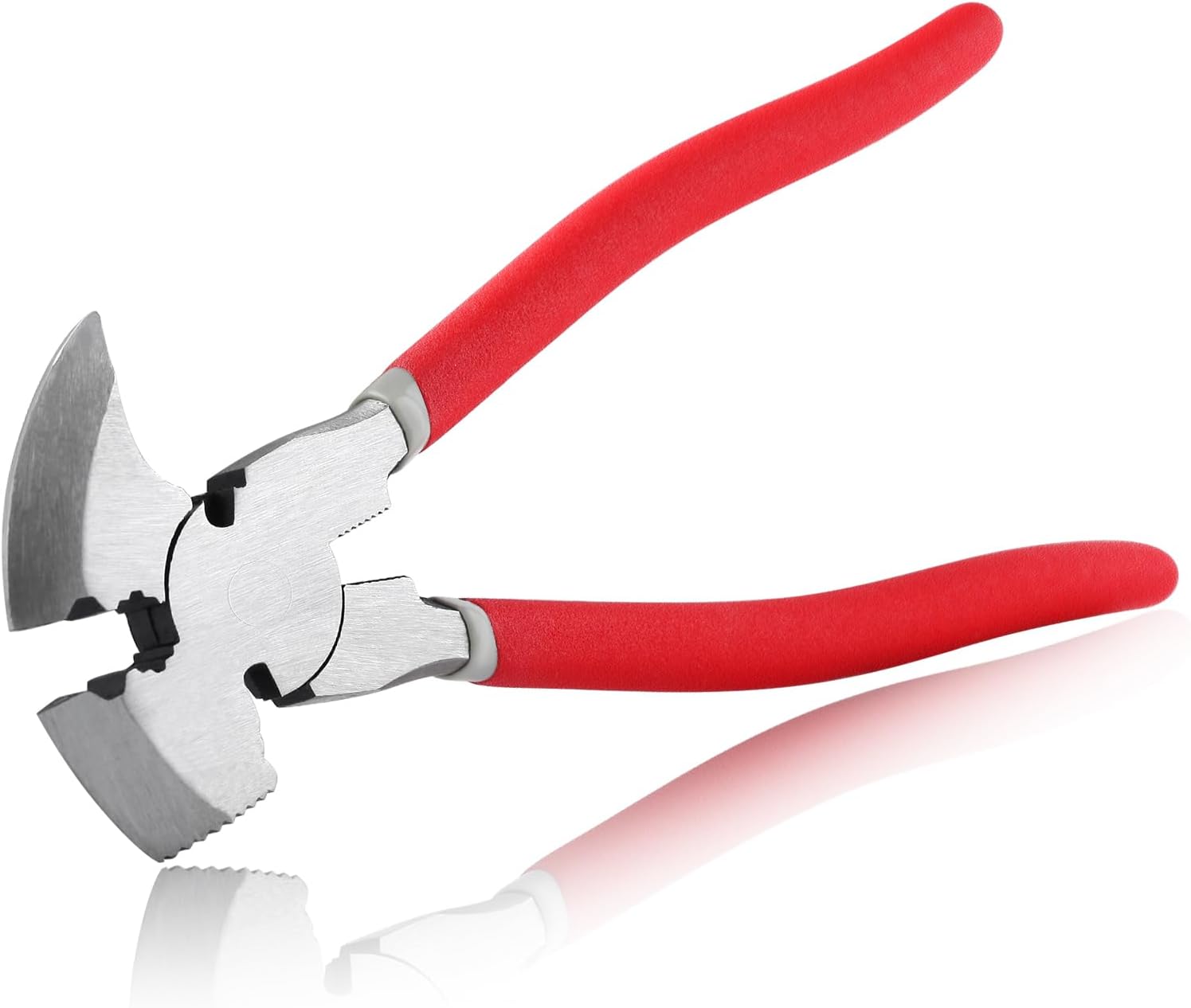 Multi Tool 9.5-Inch Fencing Pliers With Hammer Fence Cutter Nail Puller Wire Cutting Hammer Head Pliers