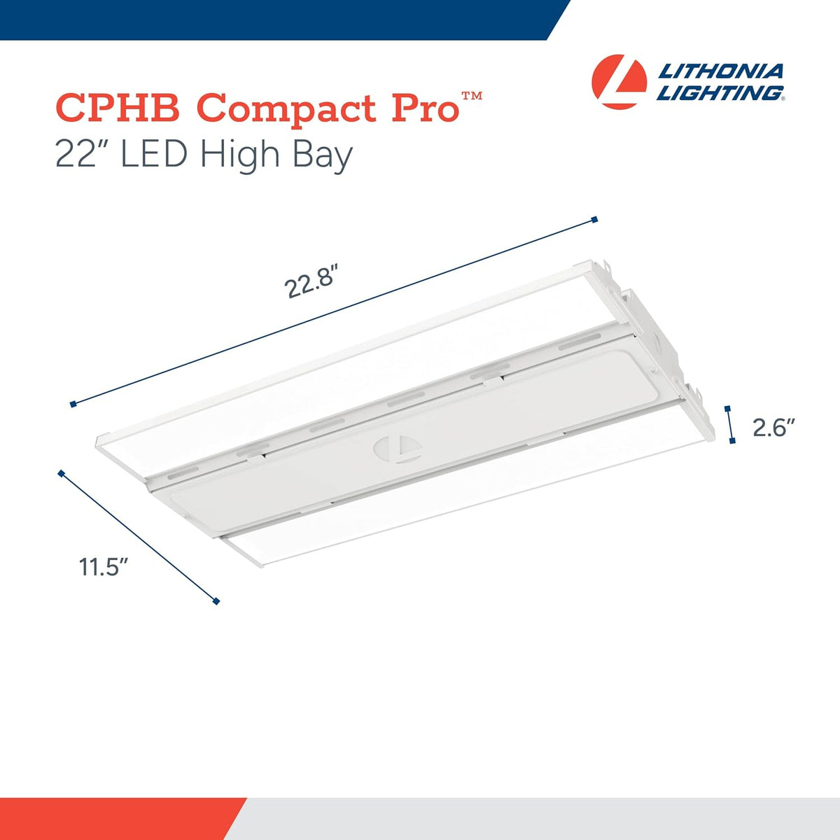 Lithonia Lighting Compact Pro LED High Bay Light 30000 Lumens 5000K MVOLT