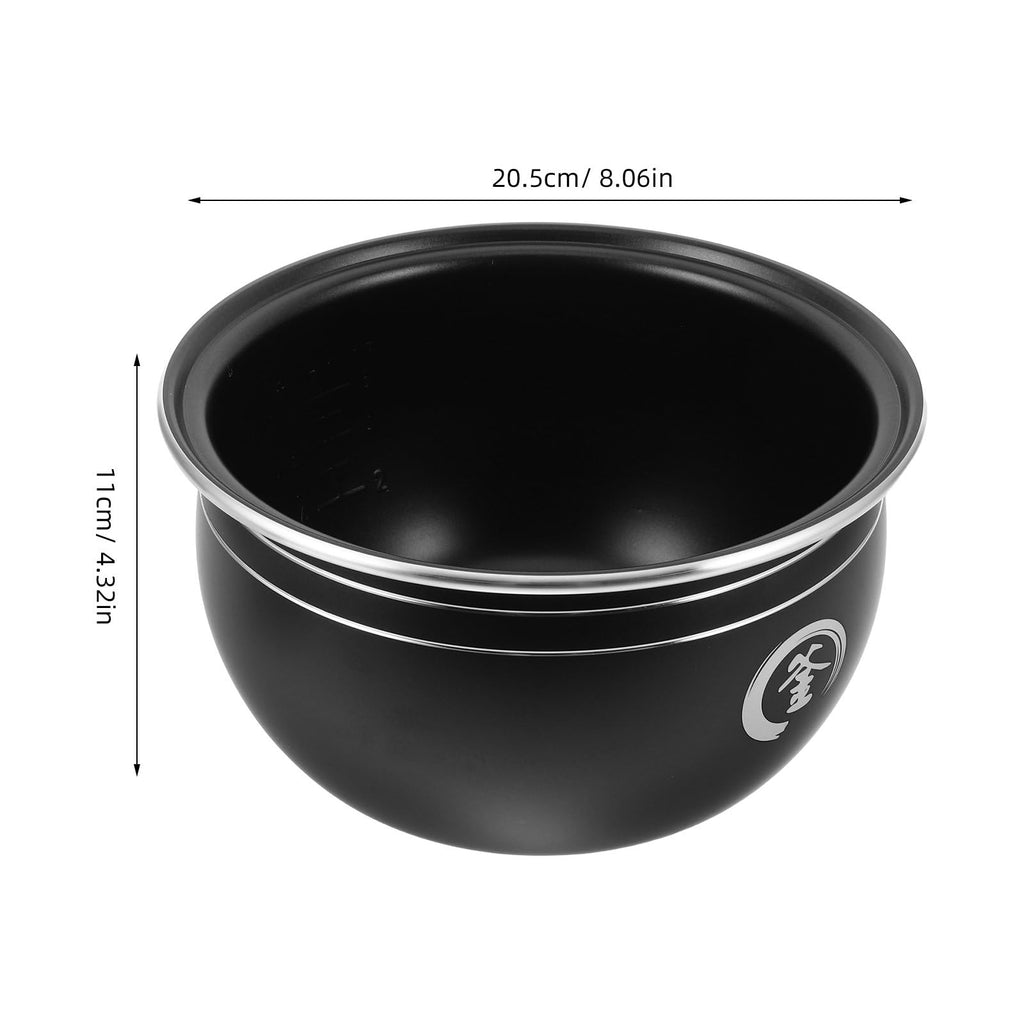 DIYEAH Rice Cooker Inner Pot Replacement: Non-Stick Inner Container - 3 Pot Insert with Cup Spoon for Electric Rice Cookers or Pressure Pan