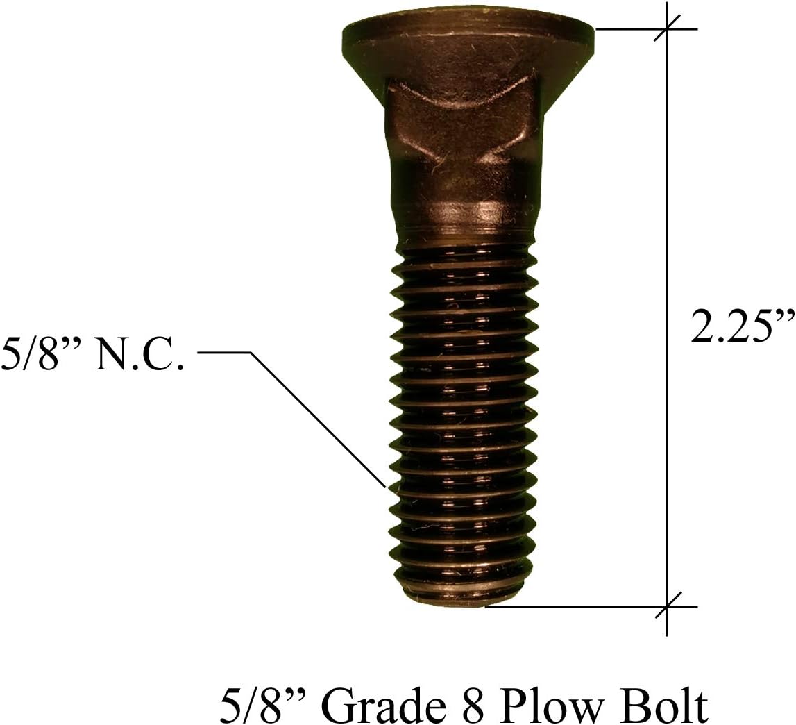 6718007 Heat Treated Skid Steer Bucket Cutting Edge with Hardware, fits Some Bobcat Buckets, 8 Bolt, 5/8"X8"X74"