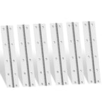 6" Piano Hinge, 6PCS Stainless Steel Continuous Piano Hinge-Silver