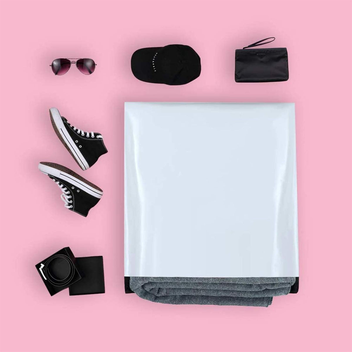 50PCS - 19x24” White Poly Mailer 2.5 Mil Envelopes Shipping Bags with Self Adhesive, Waterproof and Tear-Proof Postal