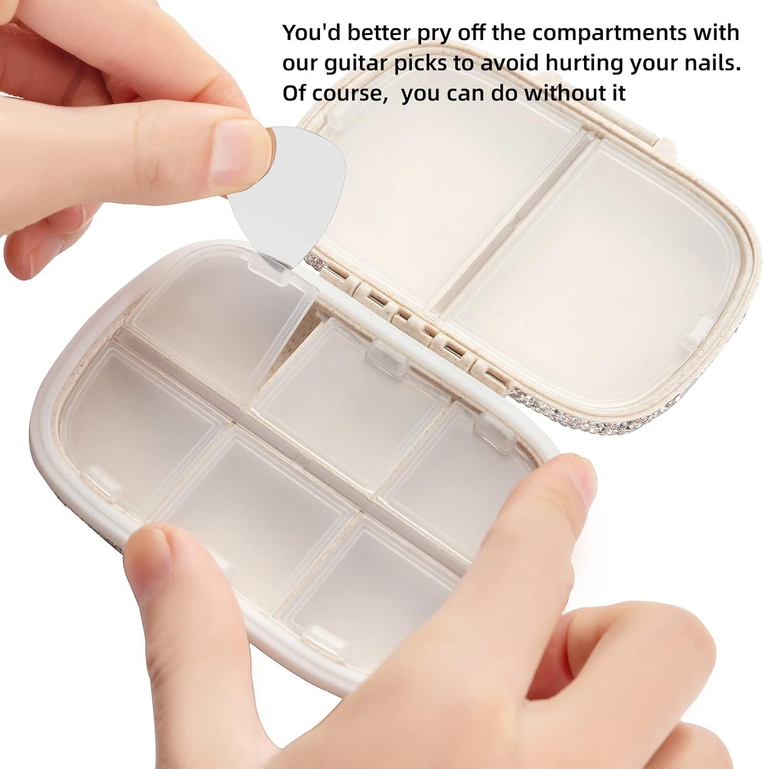 Daily Vitamin Organizer,Portable Pill Case Travel,Medicine Pill Boxes Containers Bottle,Small Pill Holder Carrier for