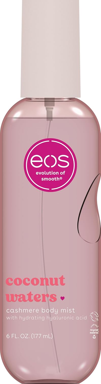 Cashmere Body Mist, Coconut Waters, Body Spray for Women, Hair Mist, Coconut Perfume, Moisturizing, Hyaluronic Acid