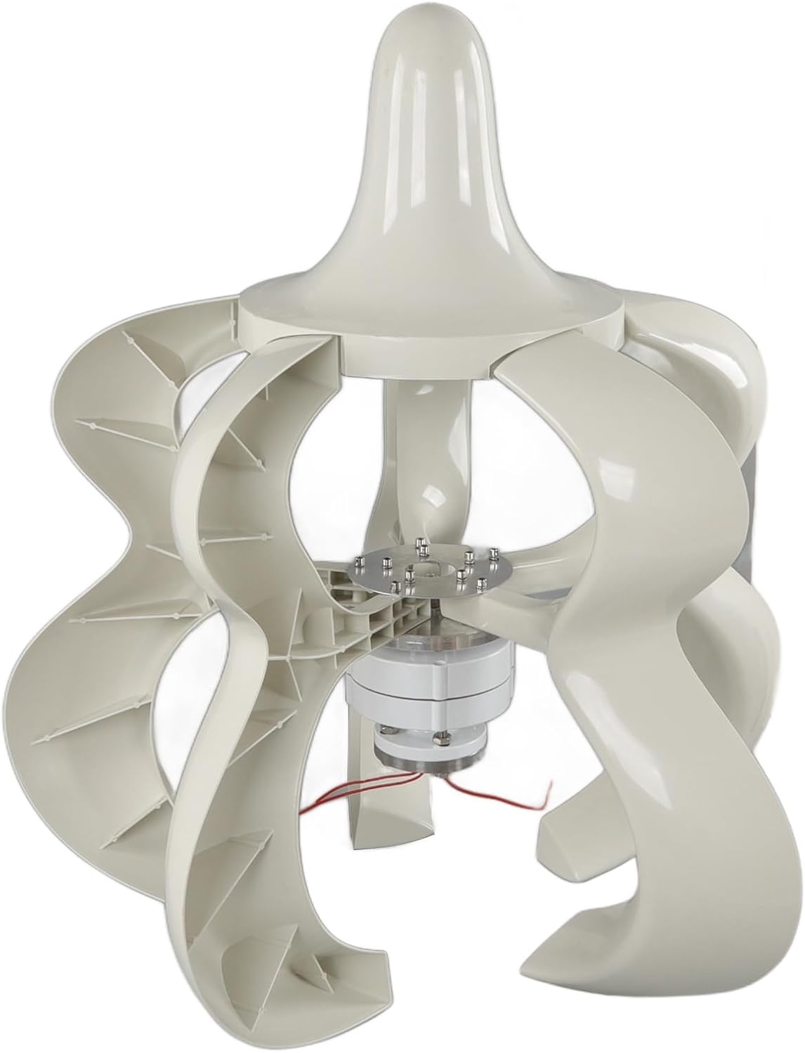 12V Wind Turbine Generator Kit, 5 Blade Gourd Shaped Wind Generator with Nylon Fiber Blades and IP67 Controller