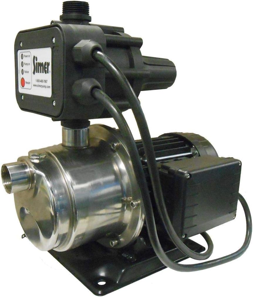 Simer 3075SS-01 3/4 HP Pressure Booster Pump