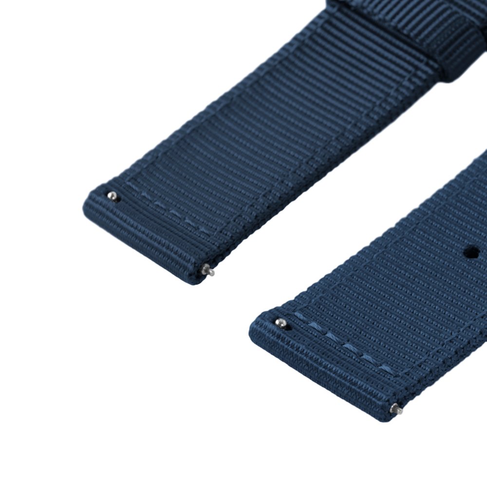 Premium Nylon Quick Release Watch Bands (Navy, 22mm)