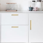 10 Pack 5 Inch Brushed Brass Kitchen Cabinet Handles