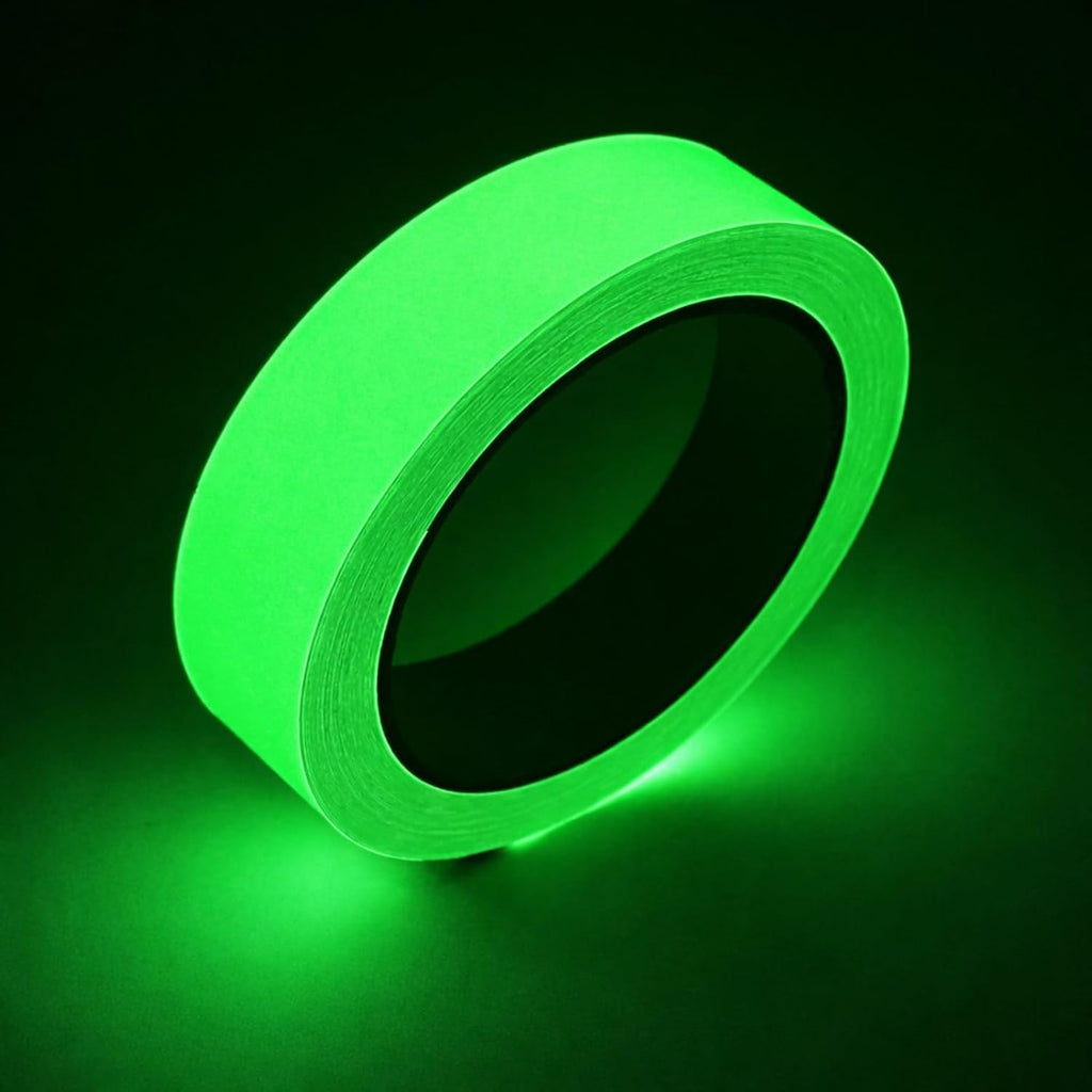 Glow in the Dark Tape 30 FT x 1 Inch, Luminous Tape for Safety and Decor