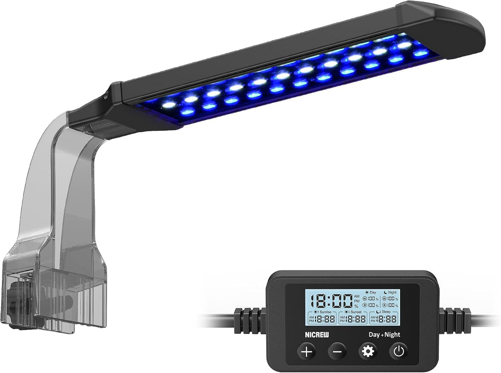Clip-on Marine Aquarium Light for Coral Reef Tank
