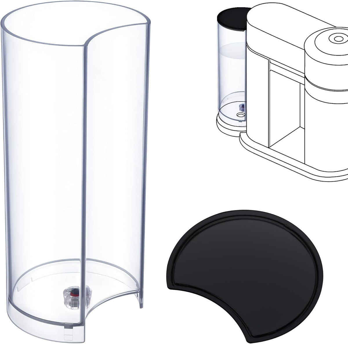 Water Tank Reservoir Replacement & Black Lid Cover