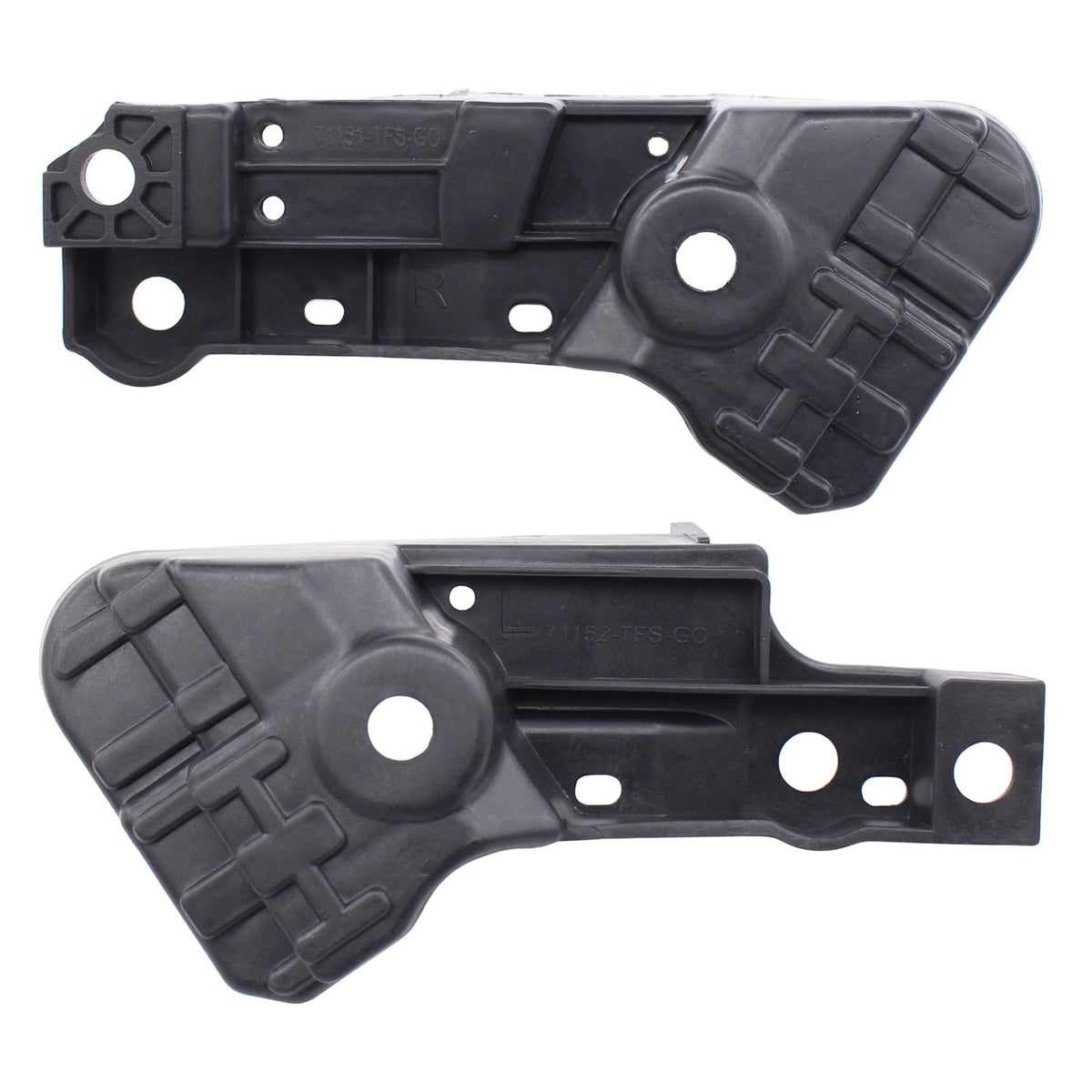2Pcs Front L/R Grille Upper Side Bracket for Honda