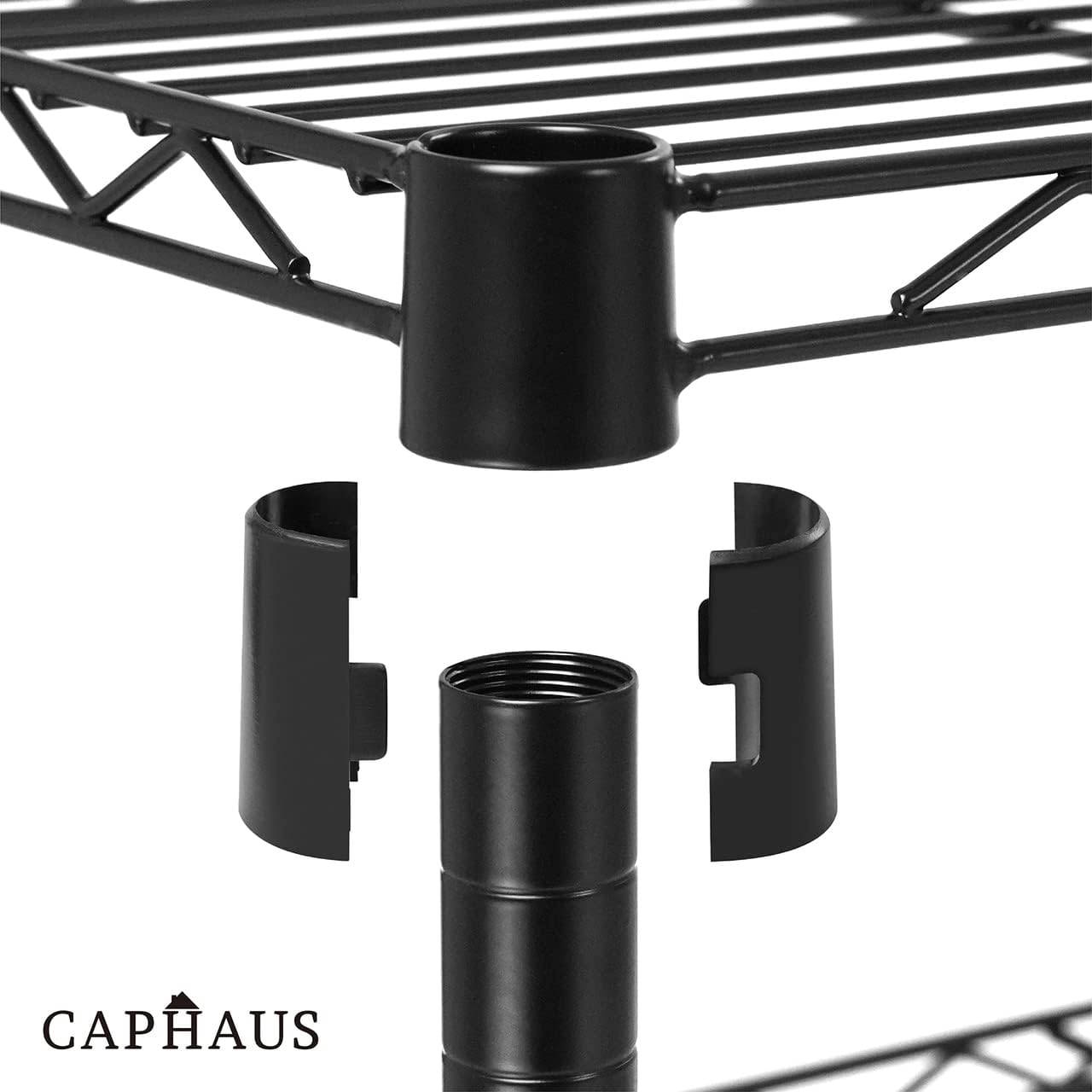 3/4/5-Tier Adjustable Height Wire Shelving Unit, Rack Shelving, Metal Steel Shelves, Garage Organizer, Utility