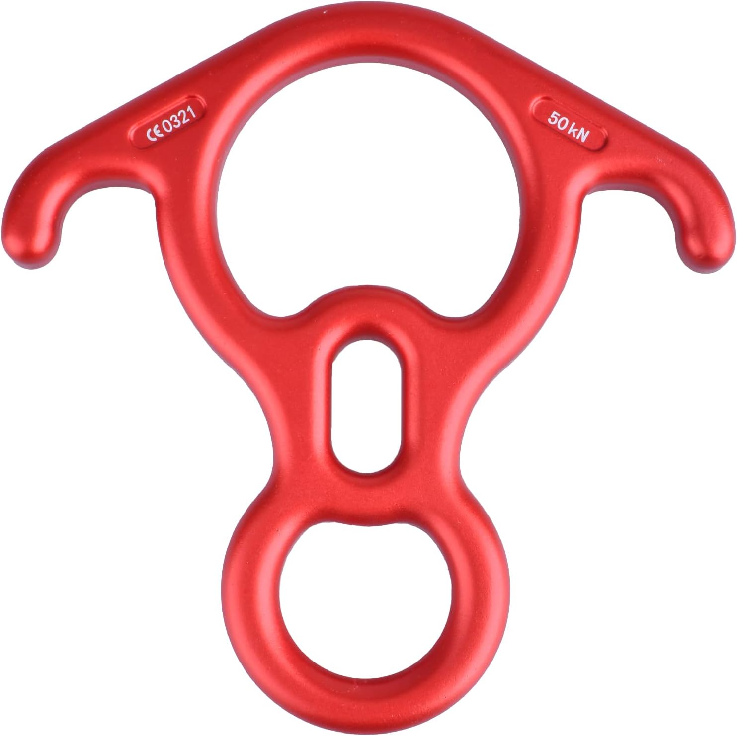 Figure 8 Descender, 35KN 50kN Rescue Figure Belay Device Belaying and Rappelling Gear Descender Rigging for Climbing