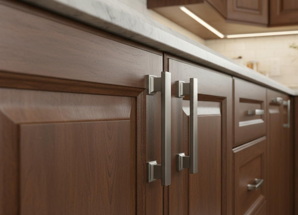11-1/3" Brushed Satin Nickel Cabinet Pulls 5 Pack, AL3061SN