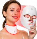 LED Face Mask for Wrinkles, Red Light Therapy for Face, Cordless NIR Red Light Therapy Mask with 7 Light Modes, 426