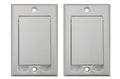 Central Vacuum Square Door Inlet Wall Plate White Compatible with Nutone Beam VacuFlow (2)