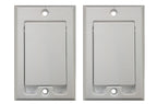 Central Vacuum Square Door Inlet Wall Plate White Compatible with Nutone Beam VacuFlow (2)