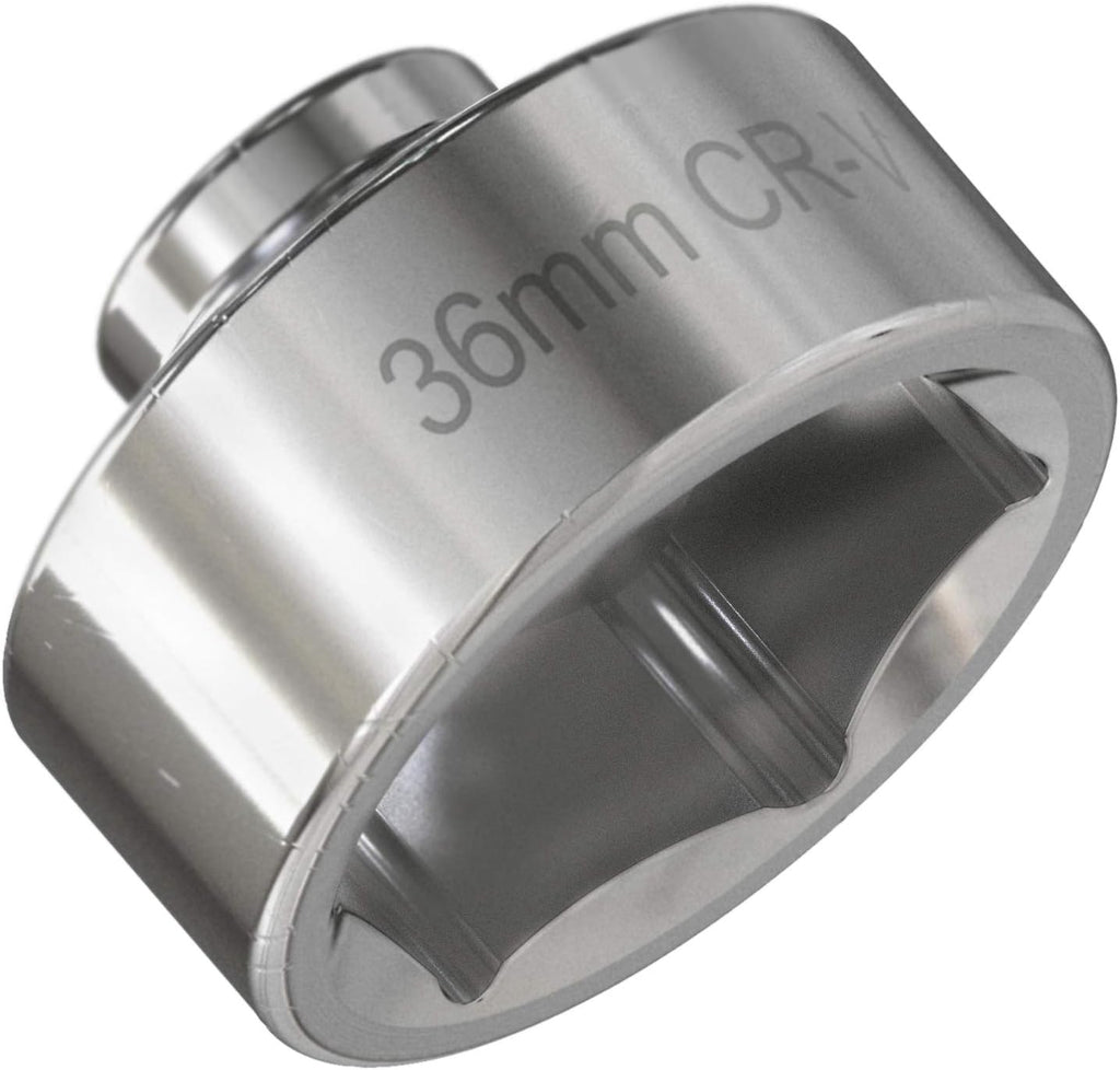 36mm Oil Filter Socket - 3/8" 6pt - Fits Ford, BMW, Mini, Audi, VW