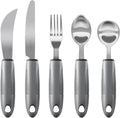 Adaptive Utensils, Weighted Utensils for Hand Tremors, Utensils for Parkinsons Patients,Elderly,Arthritis,Weak Hand