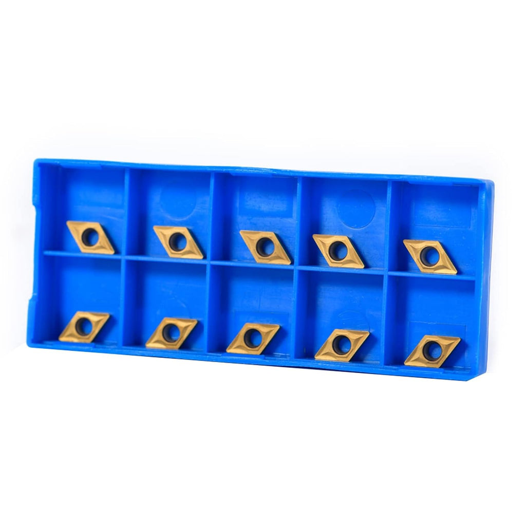 DCMT070204-HM YBC251 Carbide Inserts Indexable Inserts Golden Carbide Lathe Turning Inserts for Processing Steel Stainless Steel