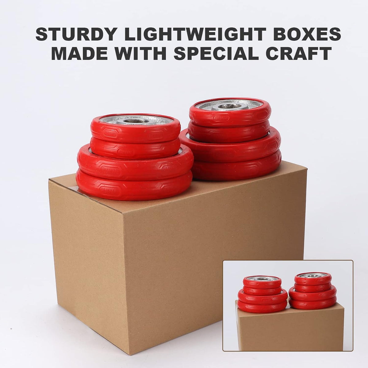 40 Packs 10x6x6 Shipping Boxes, Brown Mailing Boxes