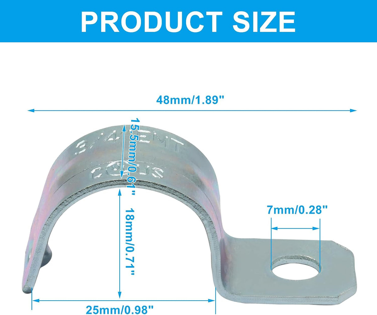 Murtenze M20 Rigid Pipe Strap, 3/4 Inch, 30 Pack