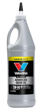 Valvoline Advanced Full Synthetic 75W-140 Gear Oil 1 QT