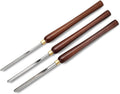 Woodturning Bowl Gouge Set, 3 Pieces 22.5” Wood Lathe Bowl Turning Tools, 1/4 Flute, 3/8 Flute, and 1/2 Flute, with