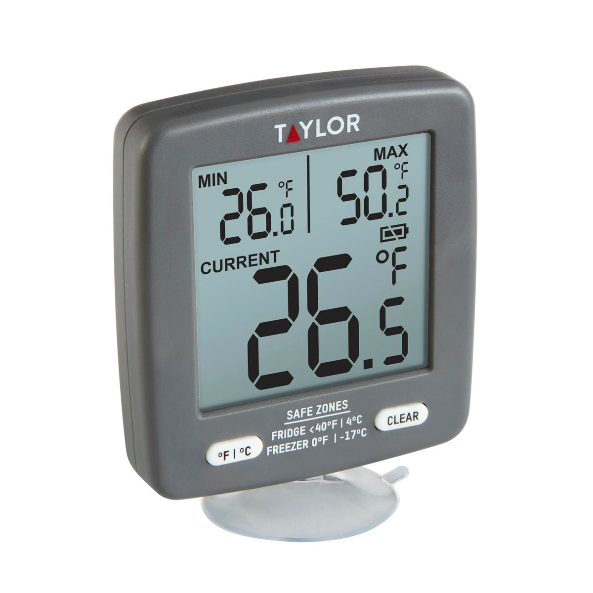 Digital Refrigerator Freezer Thermometer with Min/Max LCD Display