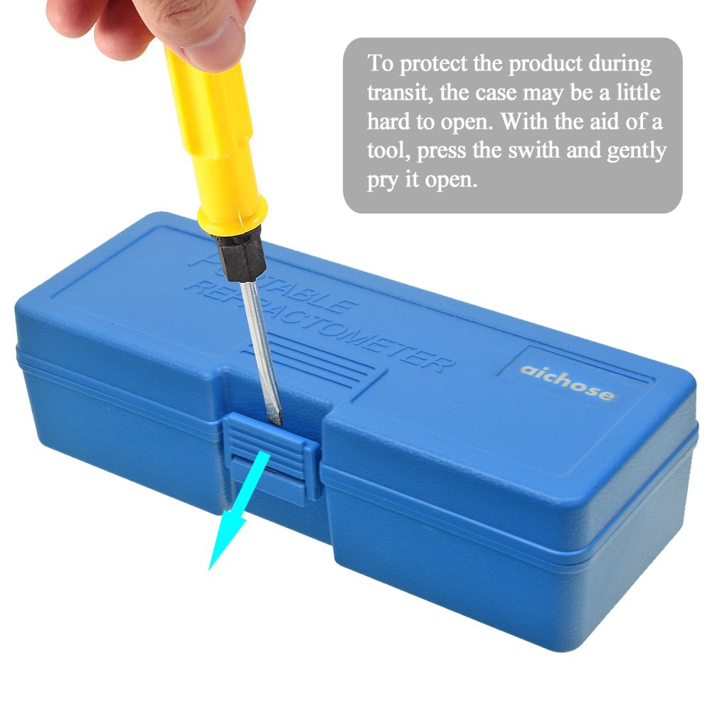 Refractometer for Grape Wine Brewing, Measuring Sugar Content in Original Grape Juice and Predicting The Wine Alcohol