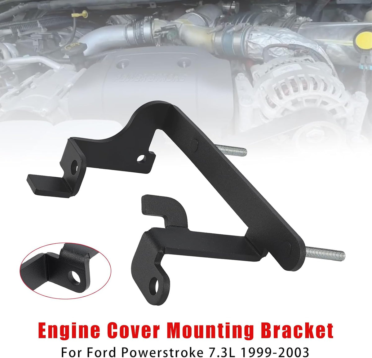 Engine Cover Mounting Bracket YC3Z-6A955-AA Fit for Ford Powerstroke 7.3L 1999-2003