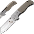 Snake Eye Extreme Collection Heavy Duty 2 Tone Durable Folding Knife - Smooth One Hand Opening Ball Bearing Pivot (1206)