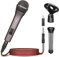 Professional Dynamic Microphone for Singing Karaoke Microphone with 16ft XLR to 1/4'' Audio Cable, Vocal Handheld Mic