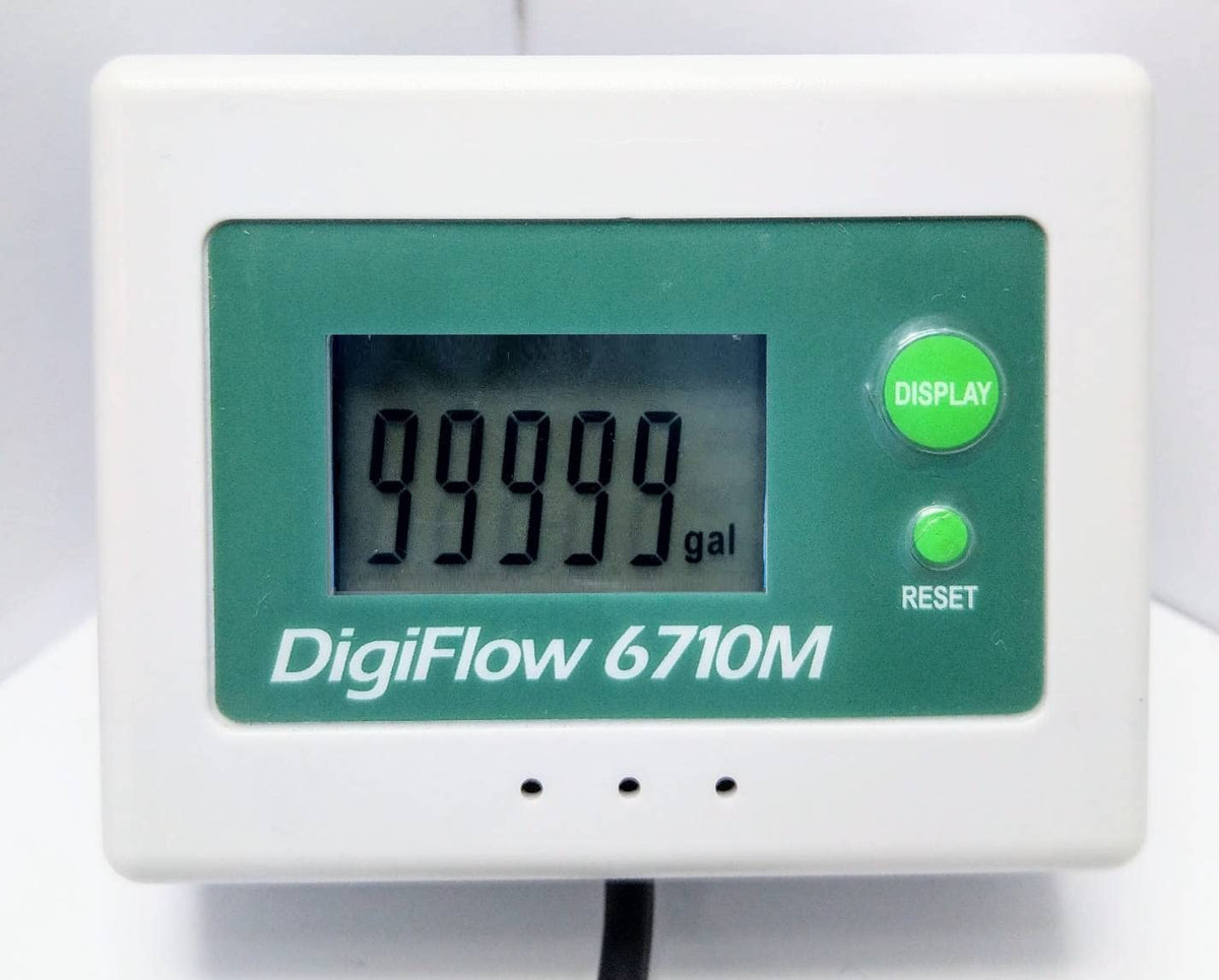 Savant Flow Totalizer and Flow Rate Meter 3/4" NPT Water Filter