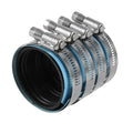 5-Pack EFIELD 8" No-Hub Coupling, Heavy Duty Colored Shield, Blue