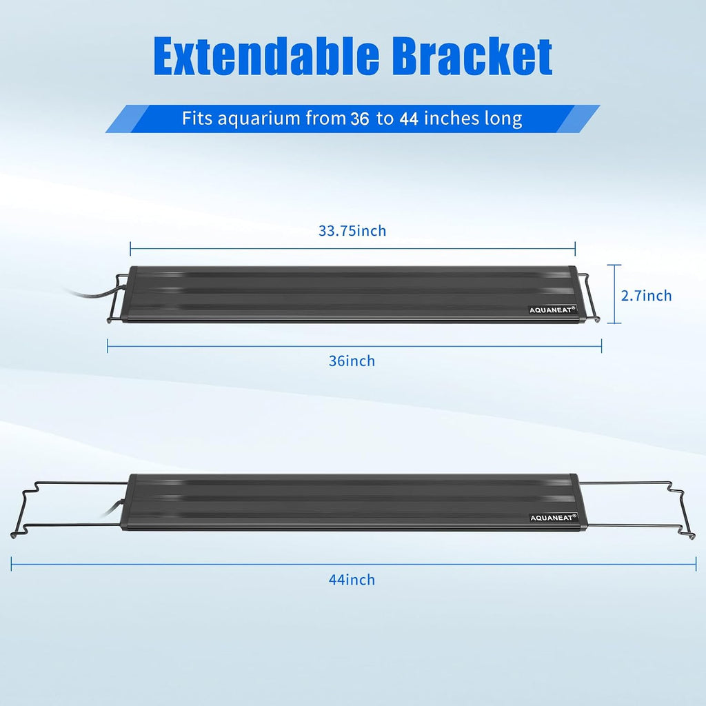 LED Aquarium Light Full Spectrum for 36 Inch to 44 Inch Fish Tank Light Fresh Water